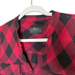 Rails Redding Button Down Size XS Sanguine Black Red Plaid Long Sleeve Photo 4