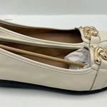 Aerosoles leather comfy ballet flats chain hardware detail women Size 9.5M Photo 2