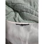 Vintage Sheer Ivory Lace Embellished V Neck Sleeveless Peplum Top size Medium Photo 3