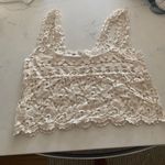 Crochet Beige Tank Top Tan Photo 1