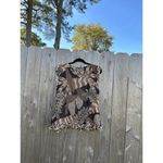 Spenser Jeremy Women's Size XL Brown Silk Top Floral Ruffled Vintage‎ Fairy Fall Photo 5