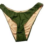 J.Crew NWT  Olive Green Curved Waist Bikini Bottom Size Small Photo 0