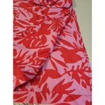Loft Floral Long Kimono Pink Red Swim Cover Outfit Topper Tropical Size XS/S Photo 6