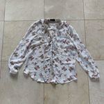 fab'rik  Butterfly Longsleeve Button Down Sz Large Photo 0