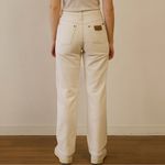 Wrangler  936 Slim Fit Cowboy Cut Jeans White 33x30 RN 130273 Vintage Photo 1