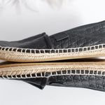 Guccisima Black GG Logo Leather Espadrilles size 36.5 Photo 6