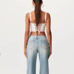 Naked Wardrobe Shirting Ruched Corset Top Photo 4