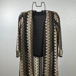 G by Giuliana Black Label Crochet Lace Knit Topper Size S Brown Photo 1