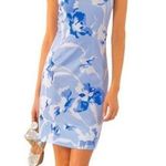 Gretchen Scott Isosceles Iconic Iris Mini Dress Size Medium Blue Photo 0