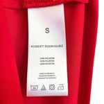 Robert Rodriguez Tyler Red Drape Back Sleeveless Top Blouse Photo 5