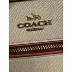 Coach Rowan Satchel Signature Jacquard Leather Trim Crossbody Bag Photo 2