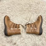 UGG  Caspia 1932 Tan Leather Lace Up Ankle Sheepskin Warm Boots Womens Sz 8 Photo 9