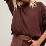 Free People  Brown Easy Street Sweater Photo 0