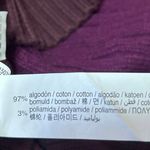 ZARA  Women's Purple Knit Long Sleeve Turtleneck Pocket Oversized Sweater Top M Photo 4