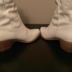 Lucchese NWOT unbranded white cowboy boots faux leather Photo 6