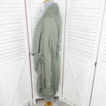 Max jeans  Tencel Drape Front Cinch Waist Utility Jacket‎ Sage Green XS Photo 2