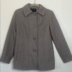 London Fog  Women's Classic Gray Pea Coat Size S Photo 4