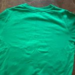 Lilly Pulitzer  Holiday Ballad Cotton Green Sweatshirt Silver Bow Embellishment Photo 7
