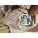 Women's XS 525 America Vintage Baby Pink Academia Spring Argyle Cardigan Sweater Photo 6