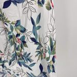 Cooper and Ella NWT Womens Tropical Sleeveless Pleated Top Multi-Color Size Medium Photo 10