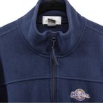 Antigua  Milwaukee Brewers MLB Baseball Navy Blue Fleece Zipup Jacket Women's XL Photo 2