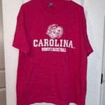 Gildan Unisex  UNC Women’s Basketball Hot Pink Graphic T-Shirt Size: XL Photo 0