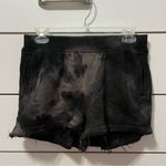 ATM Tie Dye French Terry Shorts Black Photo 1