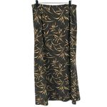 VTG Harvé Benard Women's Size 14 Silk Midi Maxi Dark Whimsigoth Grunge Skirt Green Photo 1