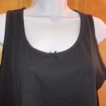 Carole Hochman Black  Tank Top With Bow Size XL Photo 3