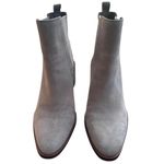 Vince Camuto Kreshna Chelsea Suede Booties Size 8 | Block Heel Ankle Boots Photo 4
