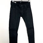 Citizens of Humanity  Jeans Logan Moto Pant in Leather Black Photo 2