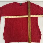 LRL Lauren Jeans Co. Ralph Lauren Red Cotton Knit Pullover Sweater Womens XL‎ Photo 6