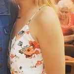 TJ Maxx Ivory / White Floral Romper Photo 1