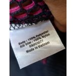 a.n.a  Bomber Jacket Womens PL Pink Black Mesh Polyester Long Sleeve Full Zip Photo 6