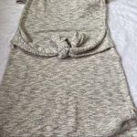 Anthropologie T.La Becky Sweater Dress Size XS Cotton, Knit, Gray Photo 8