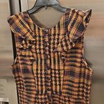 Ace & Jig 💕💕 Magdalena Reversible Dress ~ St. Honore Gold Plaid Medium M NWOT Photo 10