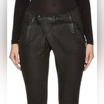 R13 Black Waxed X-Over Jeans Photo 3