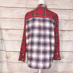 American Eagle Outfitters Red and White Plaid Flannel Size XS Photo 3