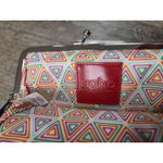 Hobo International  Nancy leather wallet Light Gray Magnetic Close Photo 6