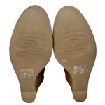 Lucky Brand  Fedora Brown Leather Wedge Ankle Boots Booties 6.5 Photo 6