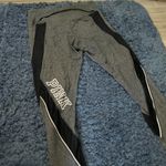 PINK - Victoria's Secret PINK Victoria Secret VS activewear yoga leggings mesh sides in dark grey size L Photo 3