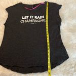 Betsey Johnson Performance Raw Sleeve T Shirt Women’s Medium Viscose Champagne Photo 8