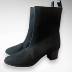 L'AMOUR DES PIEDS Picarus Black Stretch Knit Bootie With Heel Size 7 | EUC Photo 0