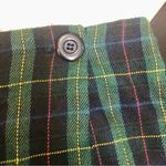 Tracy Evans Vintage 90s Plaid Mini Wrap Mini Navy Green Academia School Girl szS Photo 1