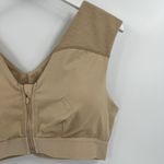 Tommie Copper Shoulder Support‎ Compression Bra Front Zipper Nude Tan Size XL Photo 4