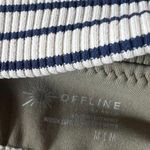 Aerie NWT  Offline Stretch Ribbed Medium Support Sports Bra Green Stripes Medium Photo 8