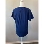 Fanatics NFL NE Patriots Superbowl Graphic TShirt Blue Size Large *Flaw Photo 2