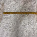 12th Tribe Romantic White Lace Long Sleeve Dress Size medium. F56 Photo 12