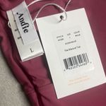 ANDIE  The Elwood Bikini Top Mulberry Pink Swimwear Tie Neck Adjustable Large NWT Photo 5