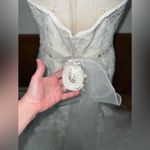 Elegant Saison Blanche Embroidered Organza Wedding Gown! White Size 8 Photo 8